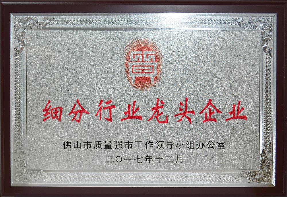 細分行業(yè)龍頭企業(yè)